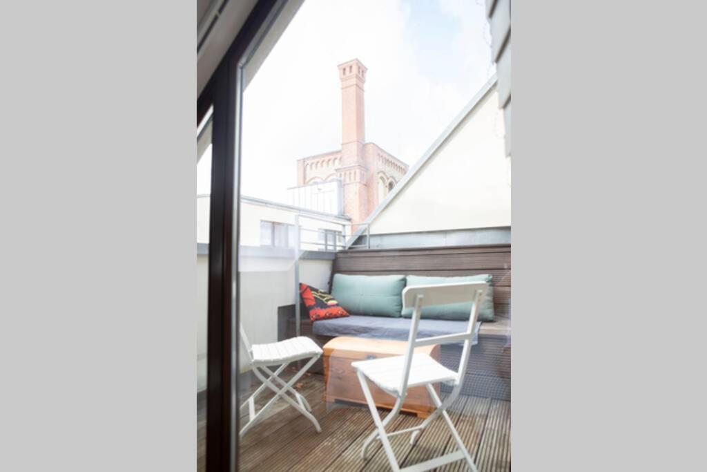Charmante, ruhige Ferienwohnung mit Balkon Werder  Exterior foto